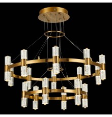SL6007.203.32 Люстра подвесная ST-Luce Латунь/Прозрачный LED 32*2,5W 4000K GEMINA