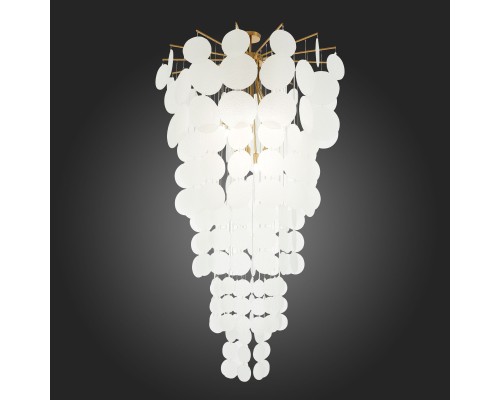 SL1231.303.12 Люстра подвесная ST-Luce Латунь/Белый E14 12*60W VITTORIA