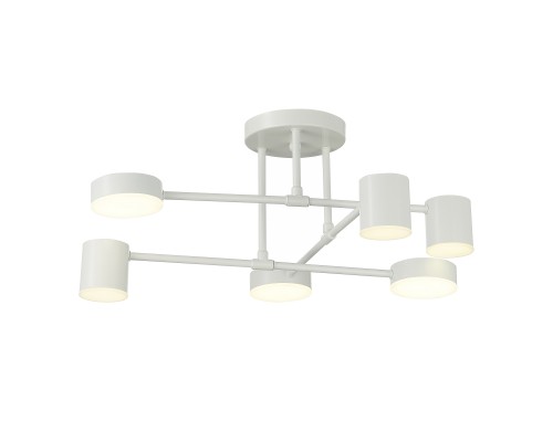 SLE201052-06 Светильник потолочный Белый/Белый LED 6*7W 4000K НОБЕЛЬ