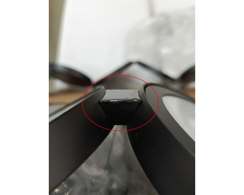 utsenka-SL6508.403.01 Светильник подвесной ST-Luce Черный/Белый LED 1*60W 4000K RIO