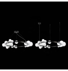 SL1165.403.24 Светильник подвесной ST-Luce Черный/Прозрачный G4 24*5W NECTON
