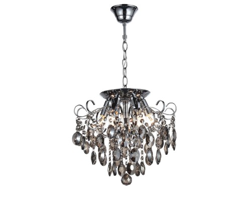 SL846.102.06 Люстра подвесная ST-Luce Темный хром/Тонированный черный E14 6*40W ОРЕЧИНИ