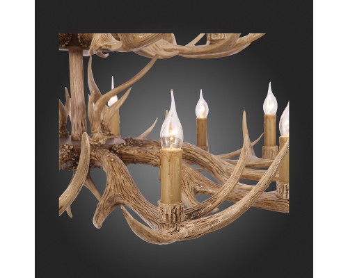 SL153.703.27 Люстра подвесная ST-Luce Светло-коричневый E14 27*40W (из 3-х коробок) RENNA