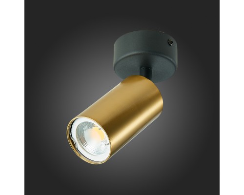 ST303.202.01 Потолочный светильник Золотистый GU10 1*50W  IP20 D70xH168 220V Без ламп Накладные светильники