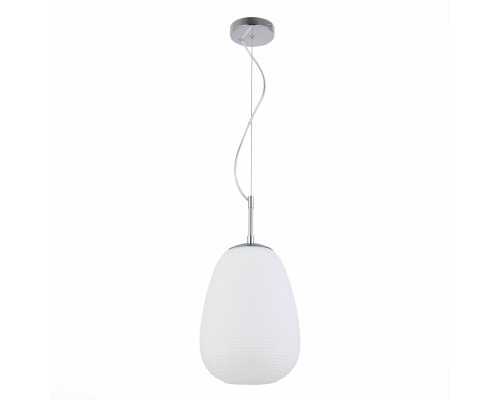 SL1168.113.01 Подвес ST-Luce Хром/Белый E27 1*40W CESARE
