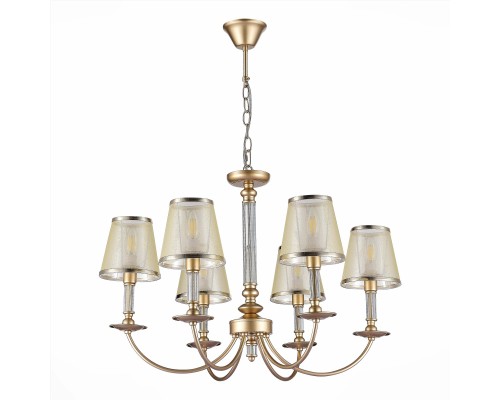 SLE1115-203-06 Светильник подвесной розовое золото/Розовое золото E14 6*60W VINCI