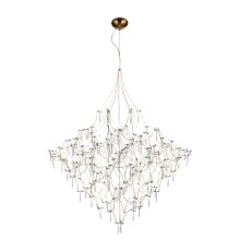 SL6601.203.114 Светильник подвесной ST-Luce Золотистый/Прозрачный LED 114*0,5W 3000K ГРАВЕТТА