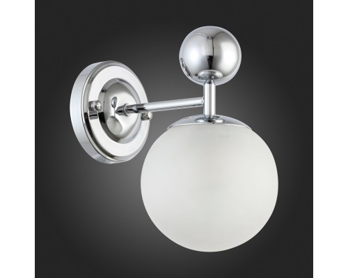 SLE106101-01 Светильник настенный Хром/Белый E27 1*60W PECHIO