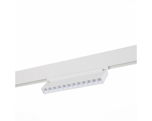 Магнитный трековый светильник белый LED 1*12W 3000K 1 009Lm Ra>80 36° IP20 L219xW22xH10 СКАЙЛАЙН 48V