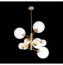 SL1150.203.08 Светильник подвесной ST-Luce Матовое золото/Прозрачный E27 8*40W (из 3-х коробок) LIORA