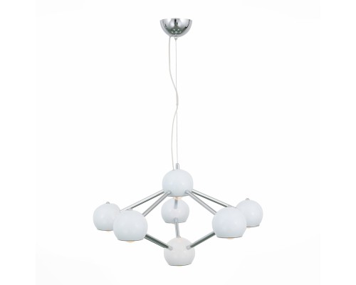 SL853.102.07 Люстра потолочная ST-Luce Хром/Хром E14 7*40W ROTTURA