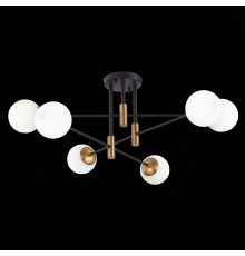 SL1203.402.06 Люстра потолочная ST-Luce Бронза,Черный/Белый E27 6*40W LIMANO