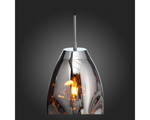 SL328.103.01 Светильник подвесной ST-Luce Хром/Хром E27 1*60W AEREO