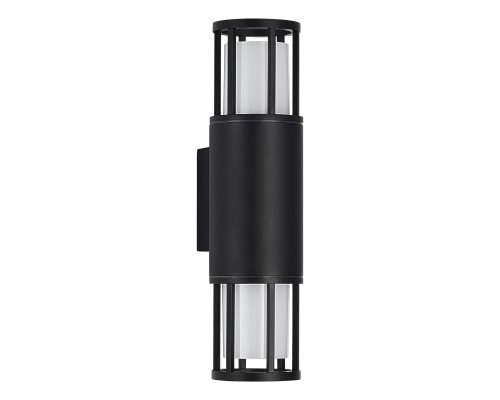 SL9017.401.02 Светильник уличный настенный ST-Luce черный/черный GU10 2*15W MESA