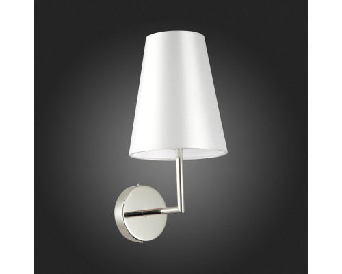 SLE105901-01 Светильник настенный Никель/Белый E14 1*40W BELLINO