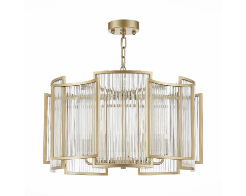 SL1234.203.05 Люстра подвесная ST-Luce Шампань/Прозрачный, Шампань E14 5*60W COSENZA