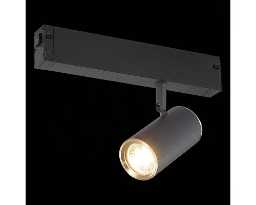 ST504.436.01 Св-к трек. Черный GU10 1*50W  IP20 L104xW54xH111 180-240V Без ламп SKYLINE 220