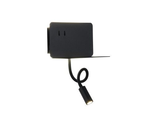 SL1576.401.02 Светильник настенный ST-Luce Черный/Черный LED 2*3W 4000K PINAGGIO