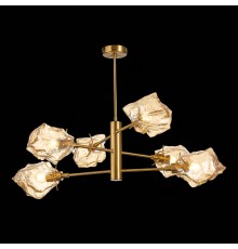 SL1175.302.06 Люстра потолочная ST-Luce Латунь/Янтарный E14 6*40W PORTICI