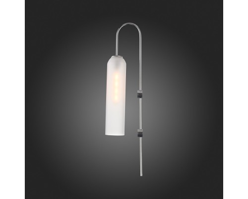 SL1145.151.01 Светильник настенный ST-Luce Хром/Белый E27 1*60W CALLANA