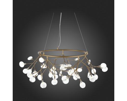 SL411.233.45 Люстра подвесная ST-Luce Золотистый/Прозрачный G4 45*1,5W RICCARDO