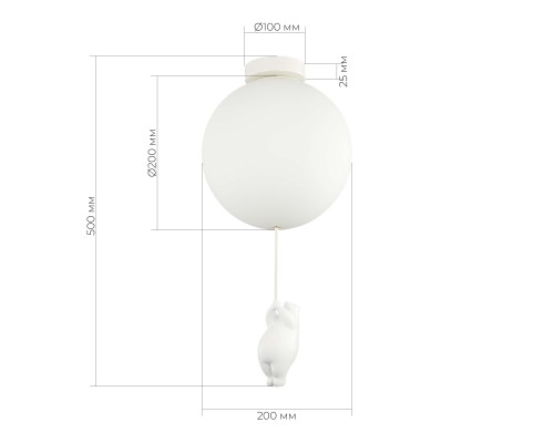 SLE115412-01 Светильник подвесной Белый/Белый E27 1*60W MODENA