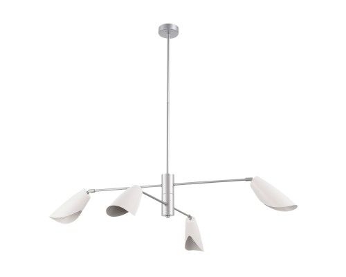 SLE1254-103-04 Светильник подвесной Серебристый/Белый E14 4*60W ALTON