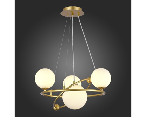 SLE2210-203-04 Светильник подвесной Золотой/Белый G9 LED 4*5W ARTU