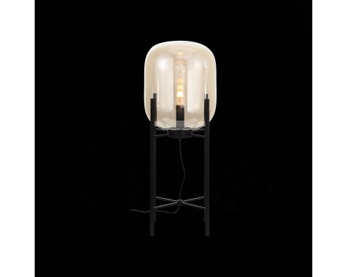 SL1050.515.01 Торшер ST-Luce Черный/Коньячный E27 1*40W (из 2-х коробок) BURASCA