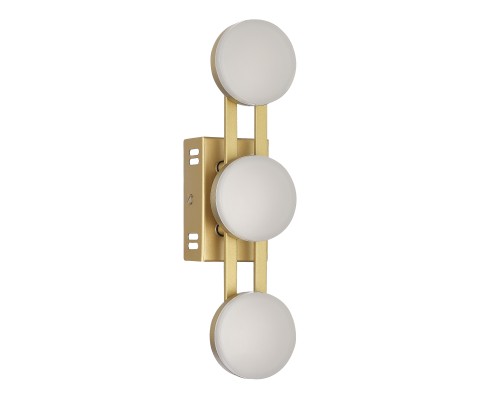 SL6610.201.03 Светильник настенный ST-Luce золотистый/белый LED 1*6W 4000K MONRO