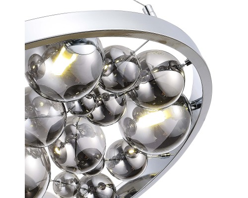 SL1510.103.06 Люстра подвесная ST-Luce Хром/Дымчатый G9 6*5W OLMI