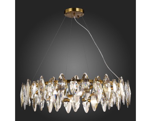 SL1227.303.12 Люстра подвесная ST-Luce Латунь/Прозрачный E14 12*40W ANCONA