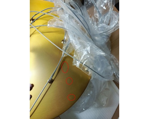 utsenka-SL6225.303.10 Светильник подвесной ST-Luce Латунь/Терракотовый, Белый LED 10*6,5W 3000K BRICK