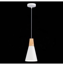 SLE125153-01 Светильник подвесной Белый/Белый, Светлое дерево E14 1*40W MODICA
