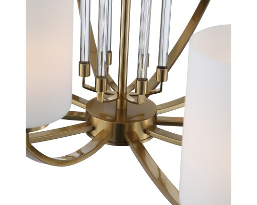 SL1403.303.10 Люстра подвесная ST-Luce Латунь/Прозрачный E27*10 40W ОПАЛ