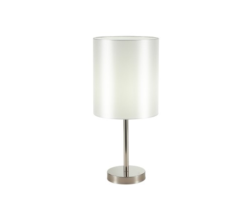 SLE107304-01 Прикроватная лампа Никель/Белый E14 1*40W NOIA