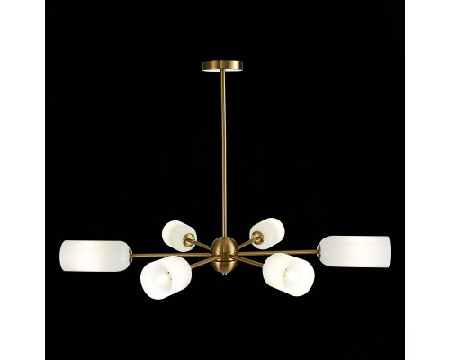 SL1180.202.06 Люстра потолочная ST-Luce Золотистый/Белый E14 6*40W TREVISO