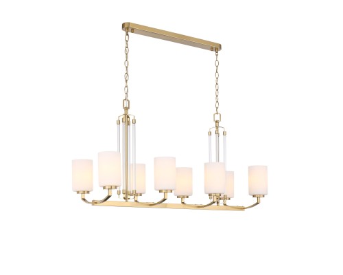 SL1403.333.08 Люстра подвесная ST-Luce Латунь/Прозрачный E27*8 40W ОПАЛ