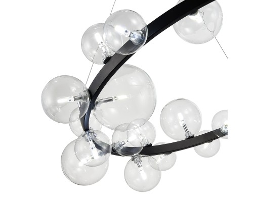 SL1165.403.24 Светильник подвесной ST-Luce Черный/Прозрачный G4 24*5W NECTON