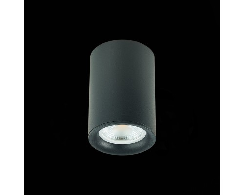 ST114.407.01 Светильник потолочный Черный GU10 1*50W  IP20 L65xW65xH93 220V Без ламп Накладные светильники