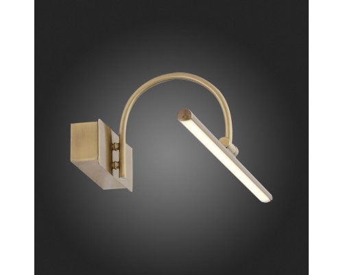 SL444.031.01 Подсветка для картин ST-Luce Бронза/Бронза LED 1*8W 4000K Настенные светильники