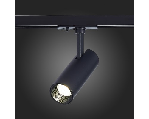 ST350.436.10.24 Св-к трек. Черный LED 1*10W 3000K 900Lm Ra?80 24° IP20 L137xW49xH171 100-240V BASE