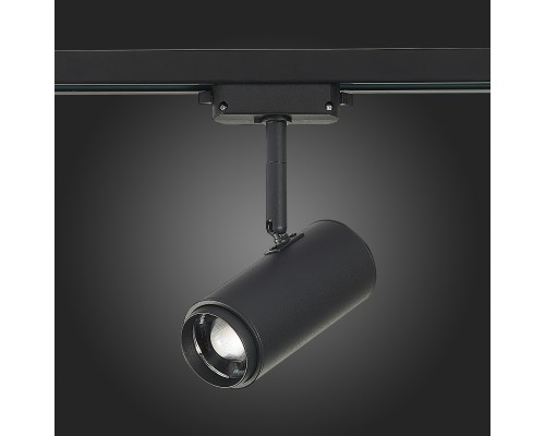 ST600.436.12 Св-к трек. Zoom Черный LED 1*12W 3000K 1 200Lm Ra>80 15-60° IP20 L137xW59xH178 170-240V BASE