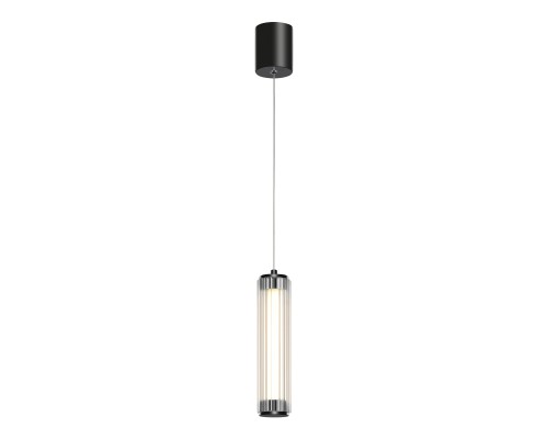 Уценка SL6224.403.01 Светильник подвесной ST-Luce Черный/Прозрачный LED 1*8W 4000K BAMBOO