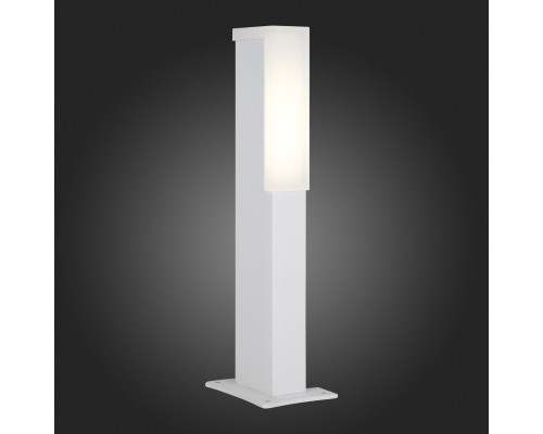 SL096.505.02 Светильник уличный наземный ST-Luce Белый/Белый LED 1*6W 4000K POSTO
