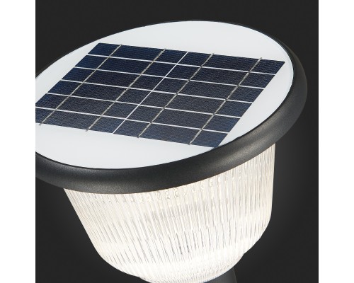 SL9502.405.01 Светильник уличный наземный ST-Luce Черный/Черный, Прозрачный LED 1*2W 3000-6000K SOLARIS