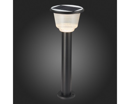 SL9502.405.01 Светильник уличный наземный ST-Luce Черный/Черный, Прозрачный LED 1*2W 3000-6000K SOLARIS