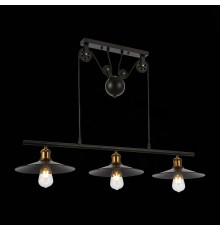 SLE120503-03 Светильник подвесной Черный/Черный E27 3*60W ESPERAZZA