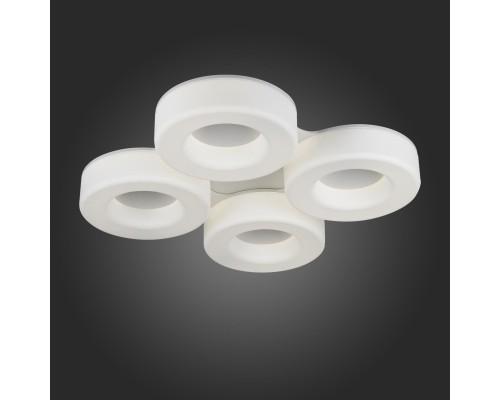 SL886.552.04 Светильник потолочный ST-Luce белый/ LED 4*24W 4100K LORDIN