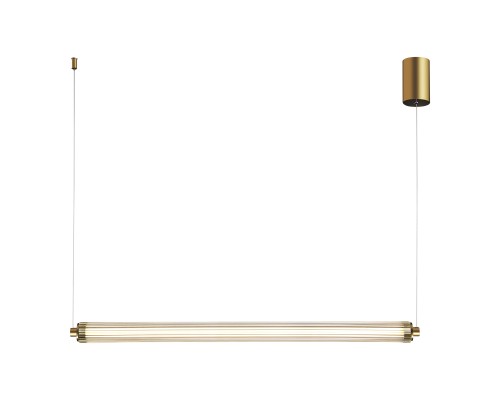 Уценка SL6224.313.01 Светильник подвесной ST-Luce Латунь/Прозрачный LED 1*30W 4000K BAMBOO